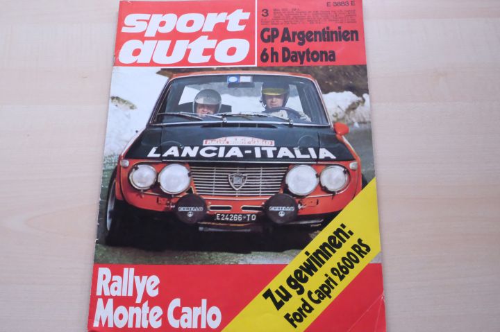 Deckblatt Sport Auto (03/1972)